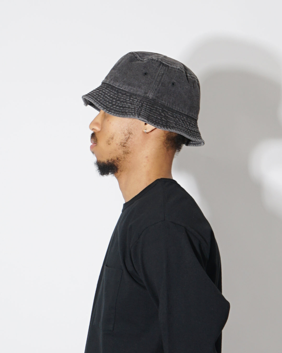 Cotton Bucket Hat Faded Black – Front General Store