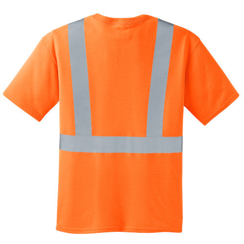 Safety Orange Reflective T-Shirt — Custom Logo USA