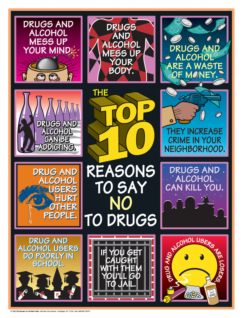 Say No To Drugs Poster Ideas For Kids