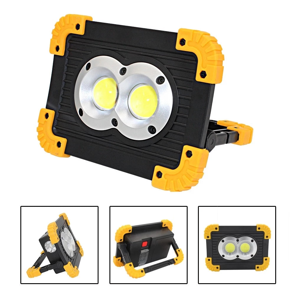 IPRee SL9 20W 800 Lumens COB LED Work Light 4 Modes USB Rechargeable Work Light Camping Light Emergency Lantern Flashlight Searchlight
