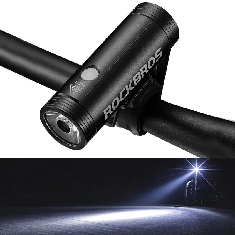ROCKBROS MTB Bicycle Light 400LM/800LM 5-Modes USB Rechargeable Bike Front Light Rainproof Cycling Headlight