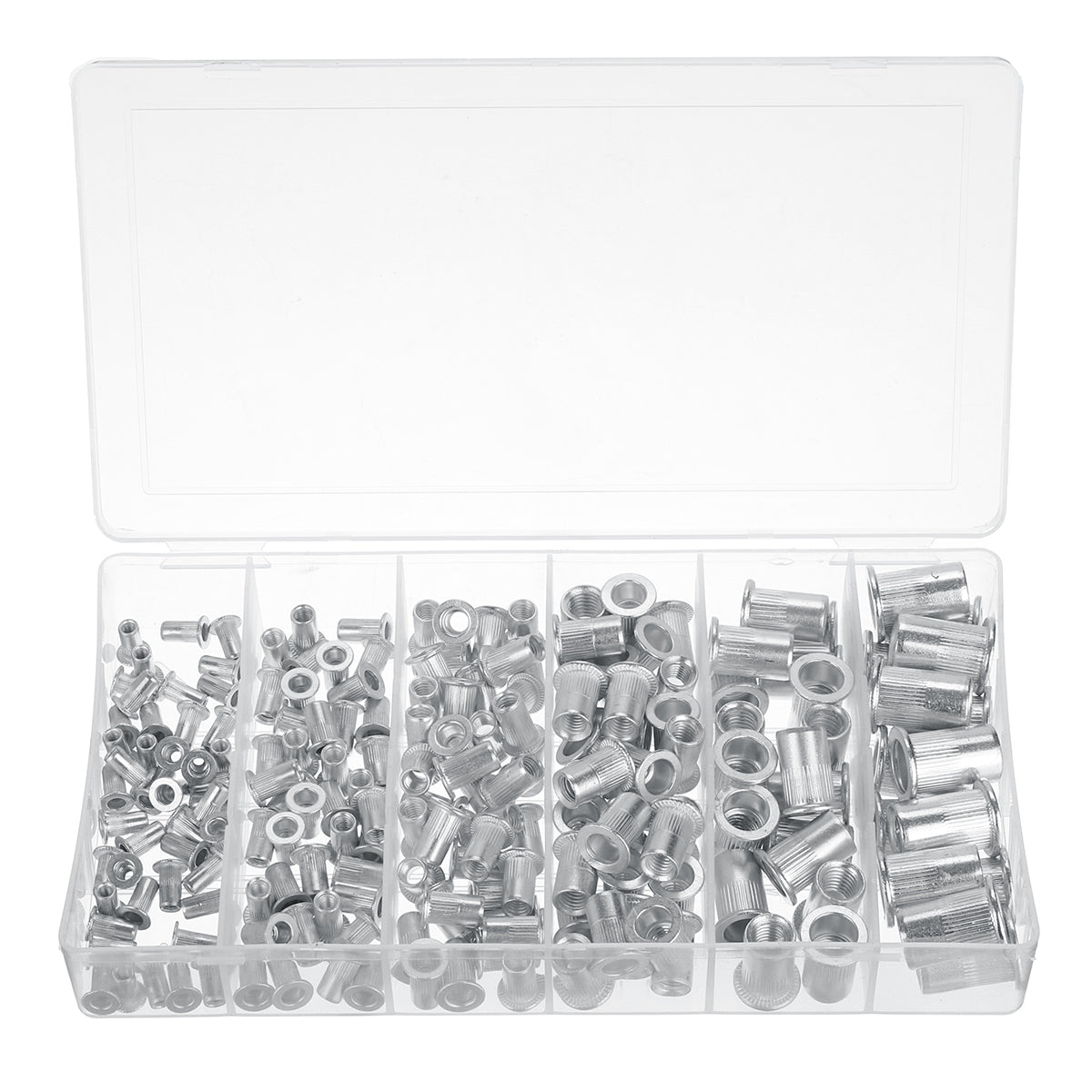 190Pcs M3-M10 Rivnut Riveter Rivet Nut Nutserts Guns Riveting Tool Kit Nutsert