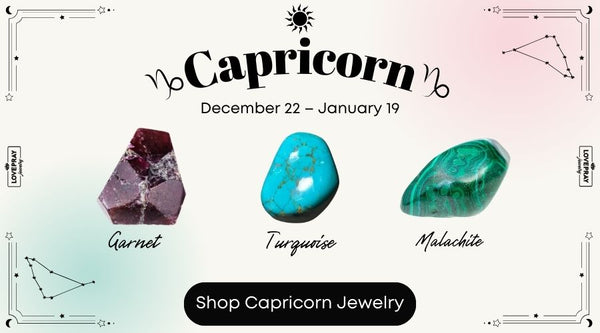Capricorn birthstone jewelry
