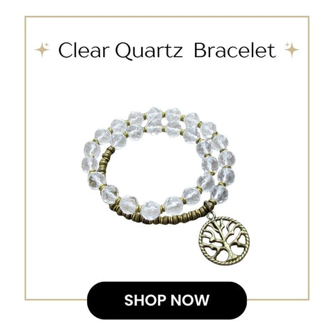 Clear Quartz  Bracelet for Amplification