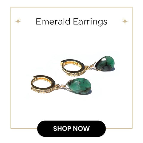 Emerald Earrings for successful love