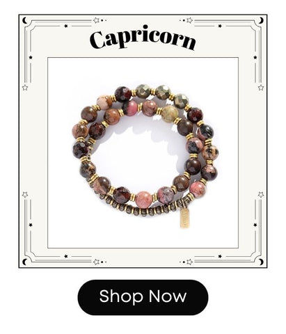 Garnet Mala Bracelet