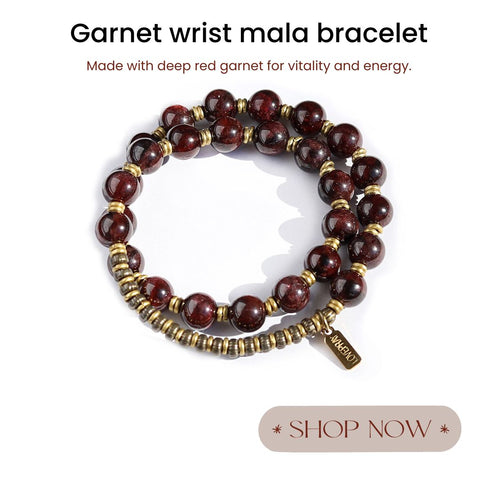 garnet stone bracelet