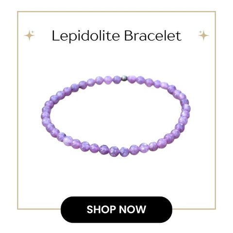 Lepidolite Bracelet for Sagittarius