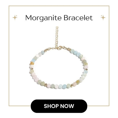 Morganite Bracelet for finding and keeping love in your life