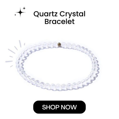 quartz crystal delicate bracelet