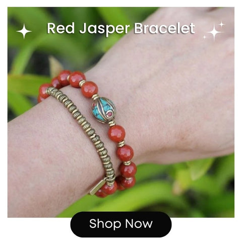 red jasper bracelet