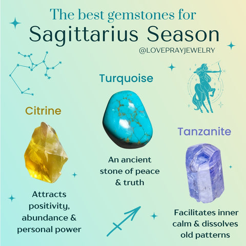 Sagittarius crystals