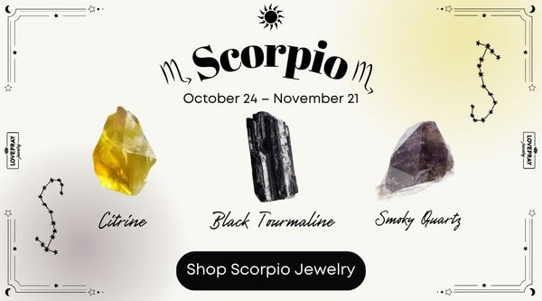 Scorpio birthstone jewelry