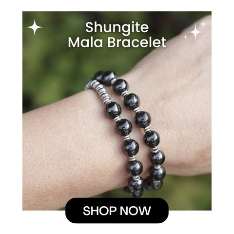 Shungite Mala Bracelet