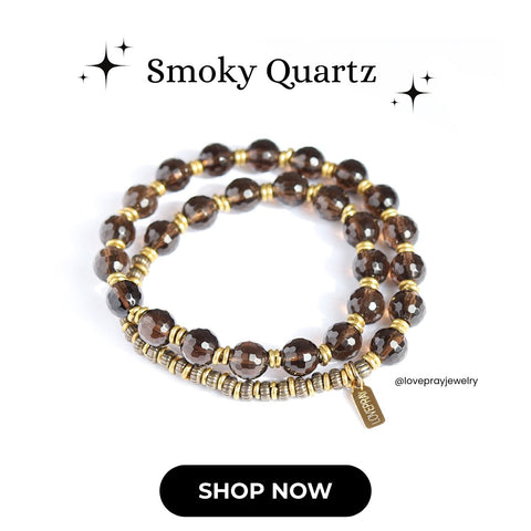 smoky quartz bracelet
