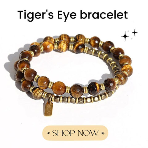 tigers eye mala bracelet