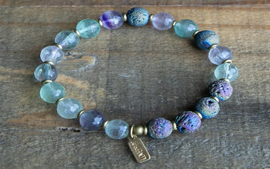 Wear it on your left hand to absorb Fluorite's energy in New Year