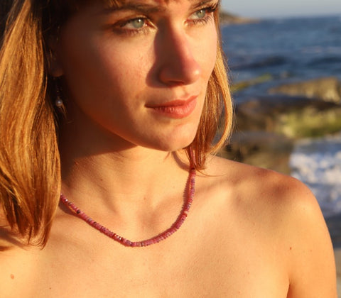 Wear a ruby necklace to attract love