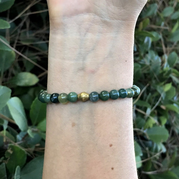 Moss Agate Bracelet