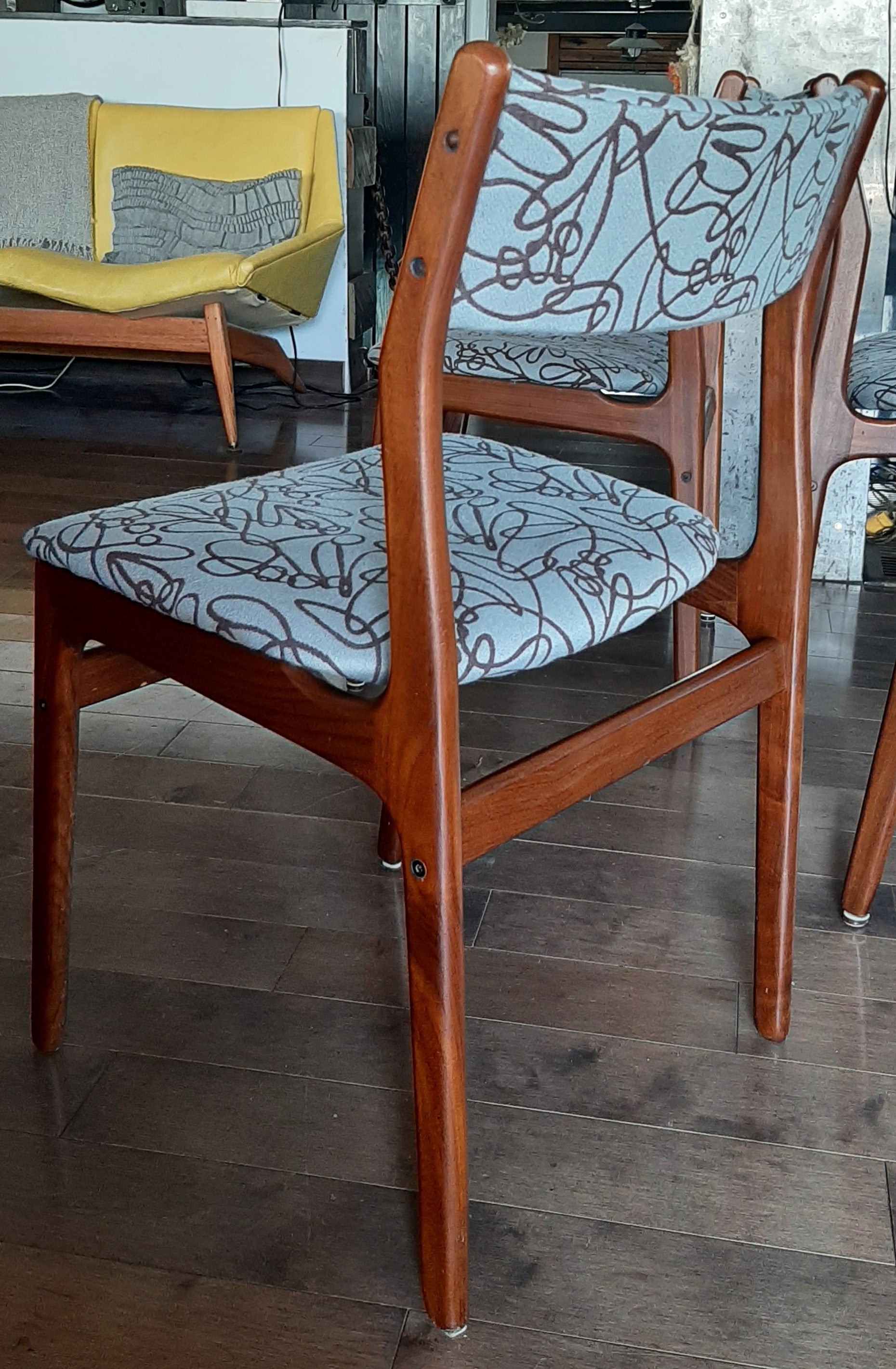 mcm teak chairs