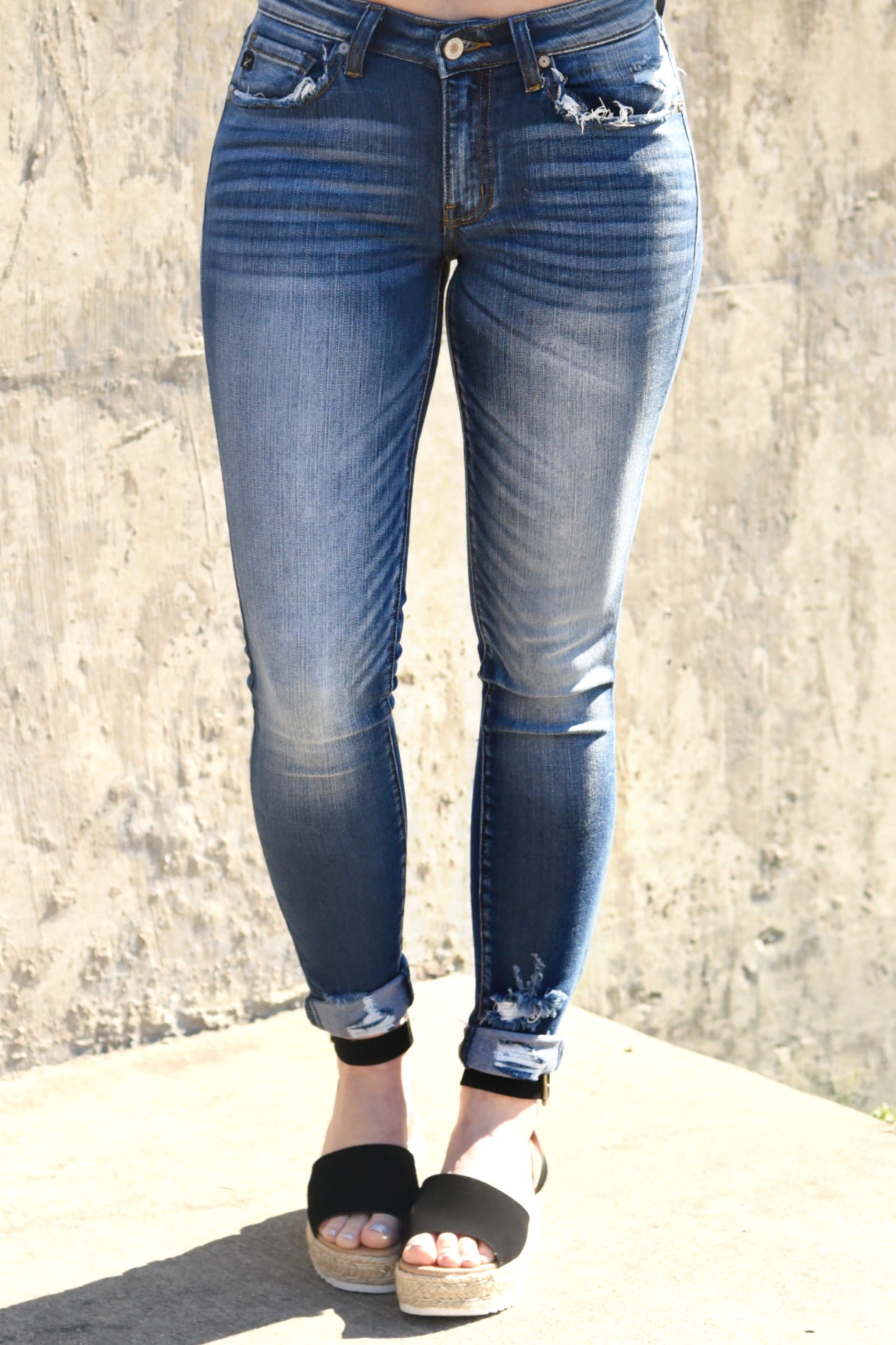 paper bag high waisted jeans