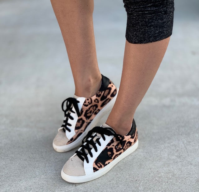 Leopard Star Sneaker – Gunny Sack and Co