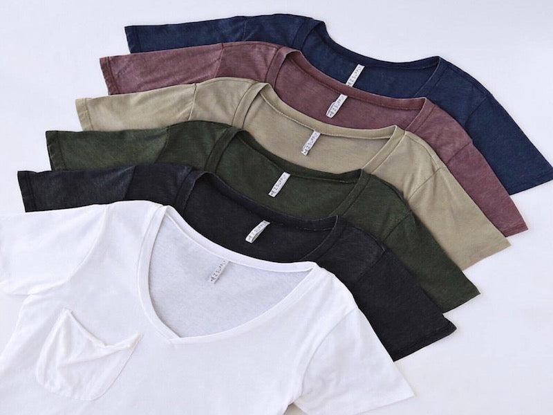 Pocket Tee (7 Colors) – Gunny Sack and Co