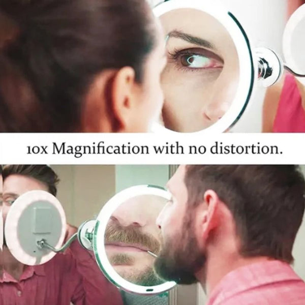 10x mirror magnifying