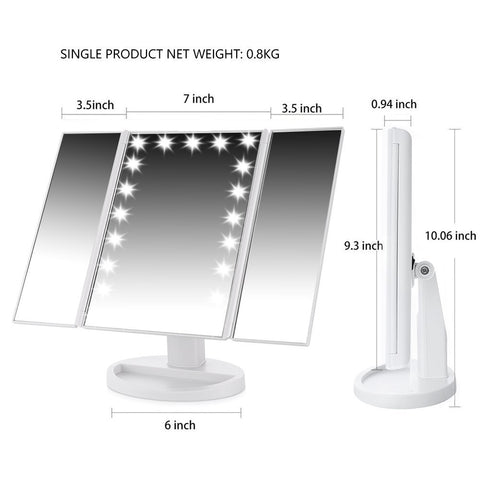Vanity Make Up Lighted Mirror