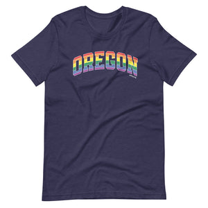 Oregon Varsity Arch Pride - Short-sleeve unisex t-shirt