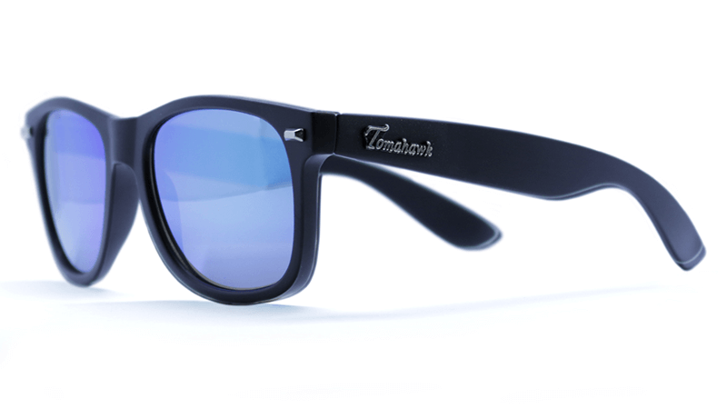 Ray-Ban Chromance Sunglasses with Grey and Blue Lenses in Matte Blue On  Gunmetal | NFM