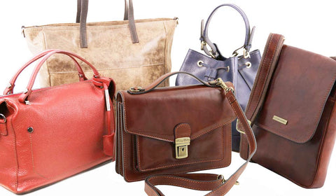 Leather bags for women and men