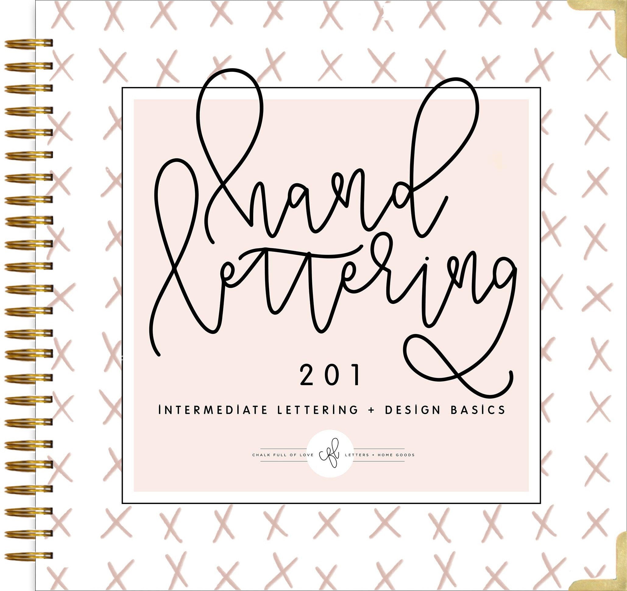  Hand Lettering 101: A Step-by-Step Calligraphy Workbook for  Beginners (Gold Spiral-Bound Workbook with Gold Corner Protectors) (Modern  Calligraphy): 9781944515652: Chalkfulloflove, Paige Tate & Co.: Books