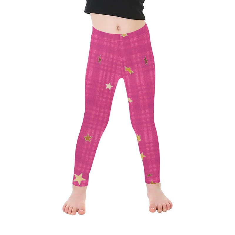 pink star leggings