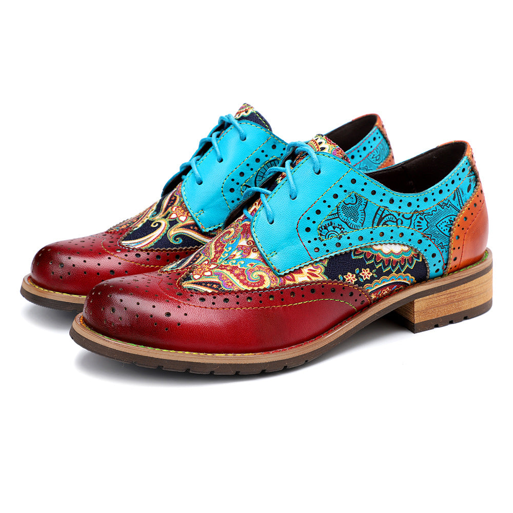 Bohemian Handmade Brogue Shoes – superladystar