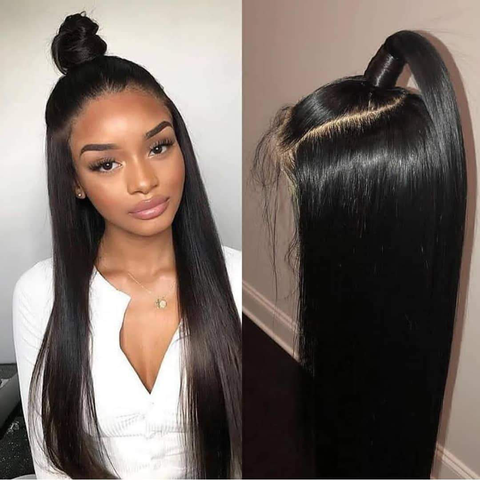 straight long hair wig