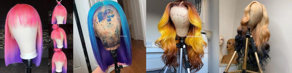 colorful hair wigs