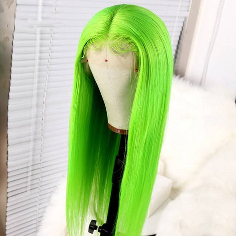 bright green wig