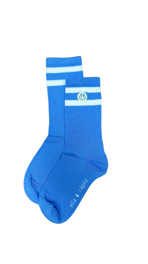 SMILEY socks sky blue