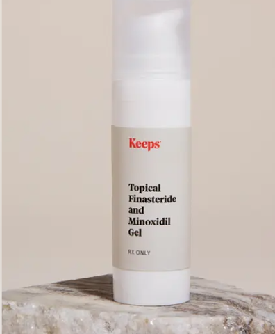 Keeps Topical Finasteride and Minoxidil Gel