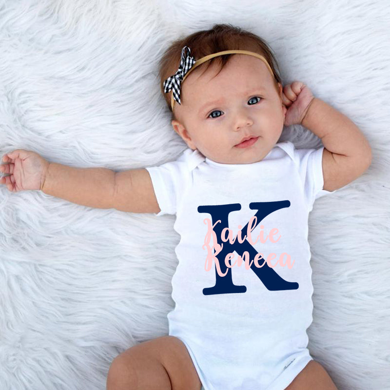 personalized newborn baby girl outfits