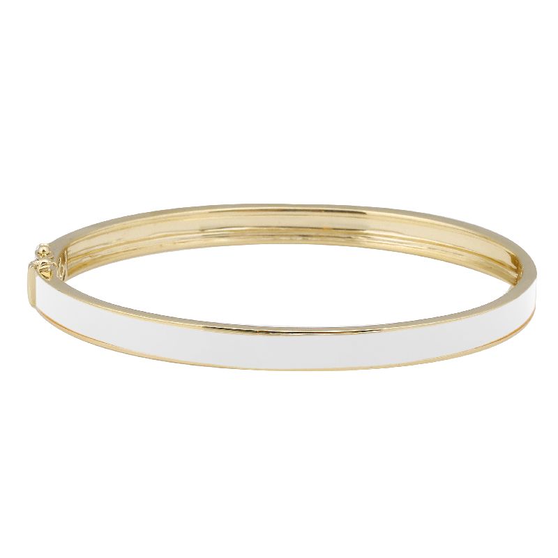 white bangle bracelet