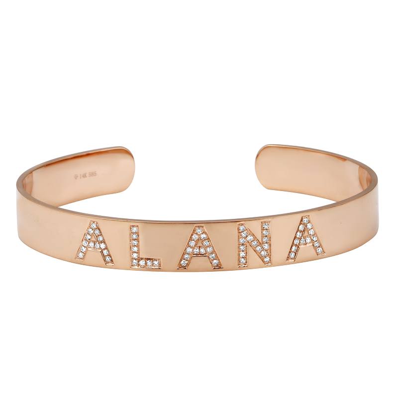 14K Rose Gold Personalized Bangle  Maurices Jewelers
