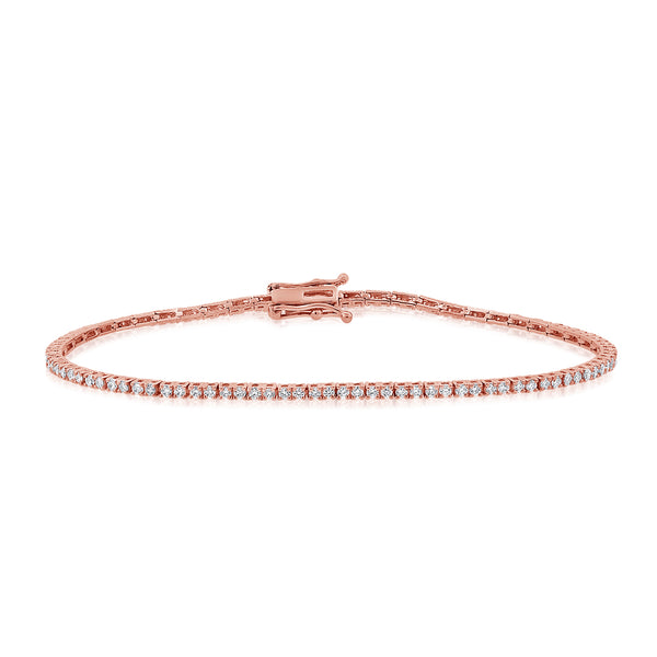 Buy Stylish Premium Quality Designer Fancy Rose Gold Diamond Bracelet  Online From Surat Wholesale Shop.
