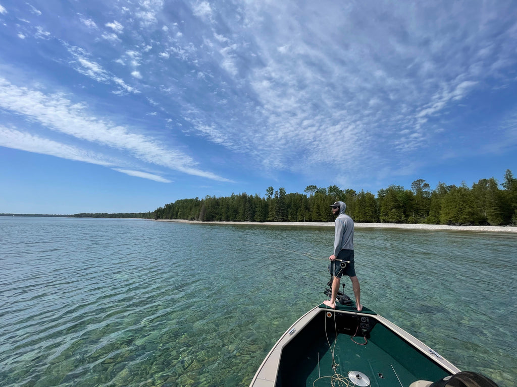 Fly Fishing Lake Michigan