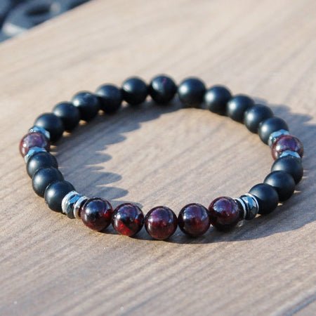 Crystal + Gemstone Healing Bracelets for Men – InJewels Healing Jewelry