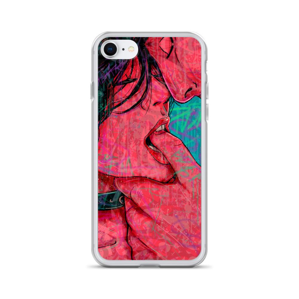 Seductive Lips Erotica iPhone Case - REBHORN DESIGN product image