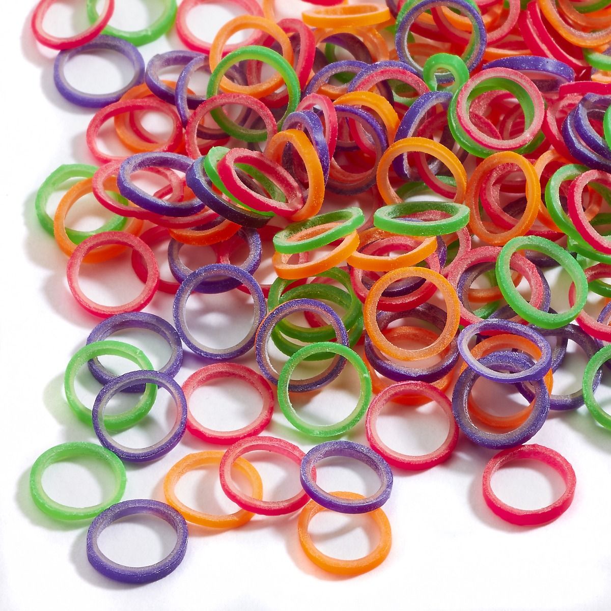6.5 oz Intra-Oral Elastics - Neon (50 packs/bag)
