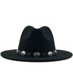 British Style Fedora Hat with Removable Belt
