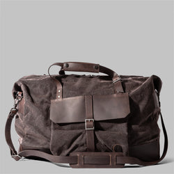 waxed cotton holdall